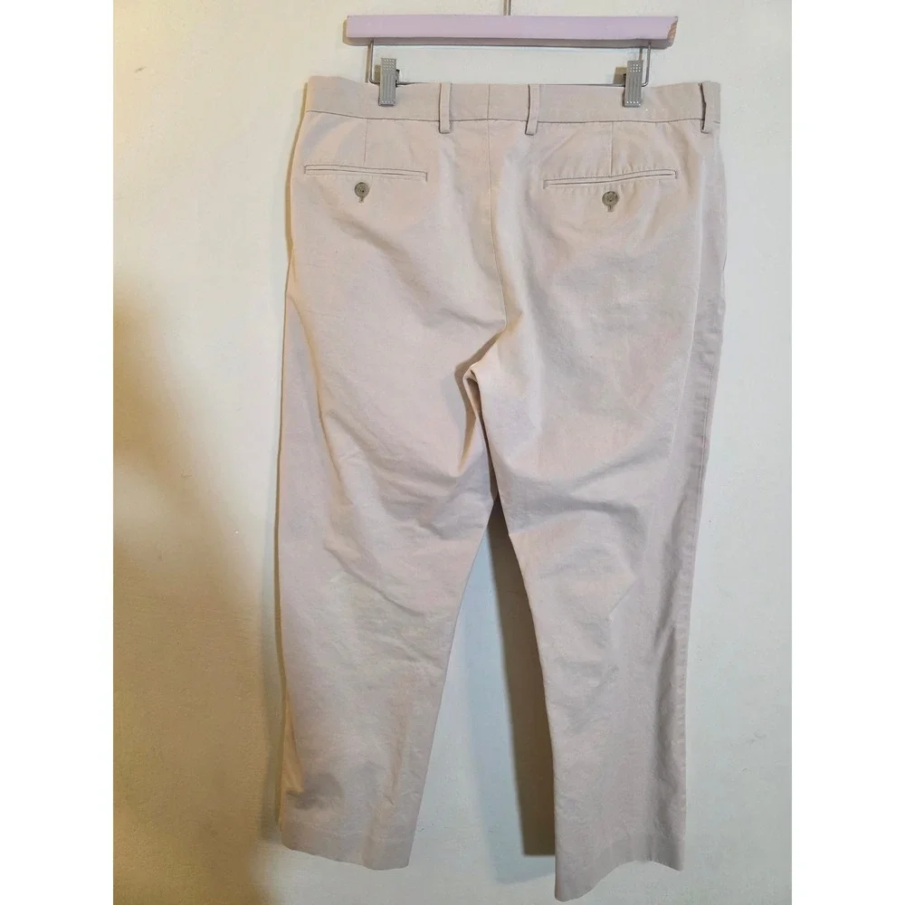 J.Crew‎ Slim Bedford Khaki Chino Pants Mens 36x30 Tan 100% Cotton 92443